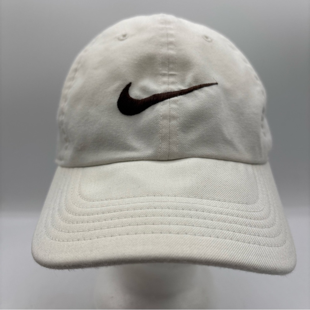 Nike Heritage86 Dri-Fit Golf Hat White 729507-100 Adjustable Strapback Hat OSFM